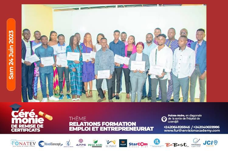 Cérémonie de remise de certificats — promotion FVA
